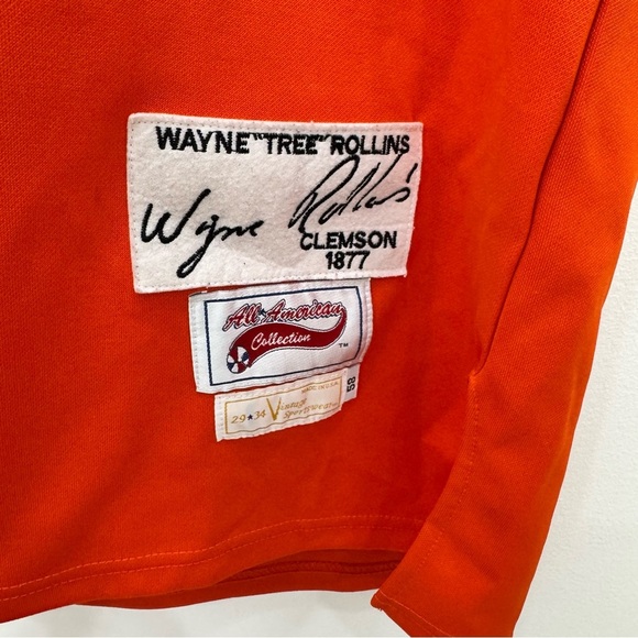 Clemson Orange Basketball Jersey Wayne Tree Rollins all American collection - Picture 5 of 7